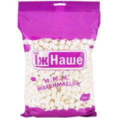 Маршмеллоу Їж Наше Mini Snowy Mallows Пломбир-Ваниль 500 г (5 уп/ящ)