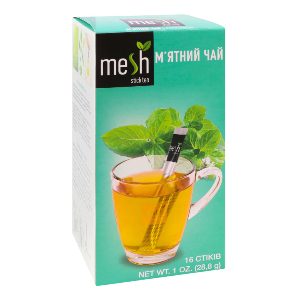 Чай Mesh Stick Мята в стиках 2 г 16 шт/уп (12 уп/ящ)