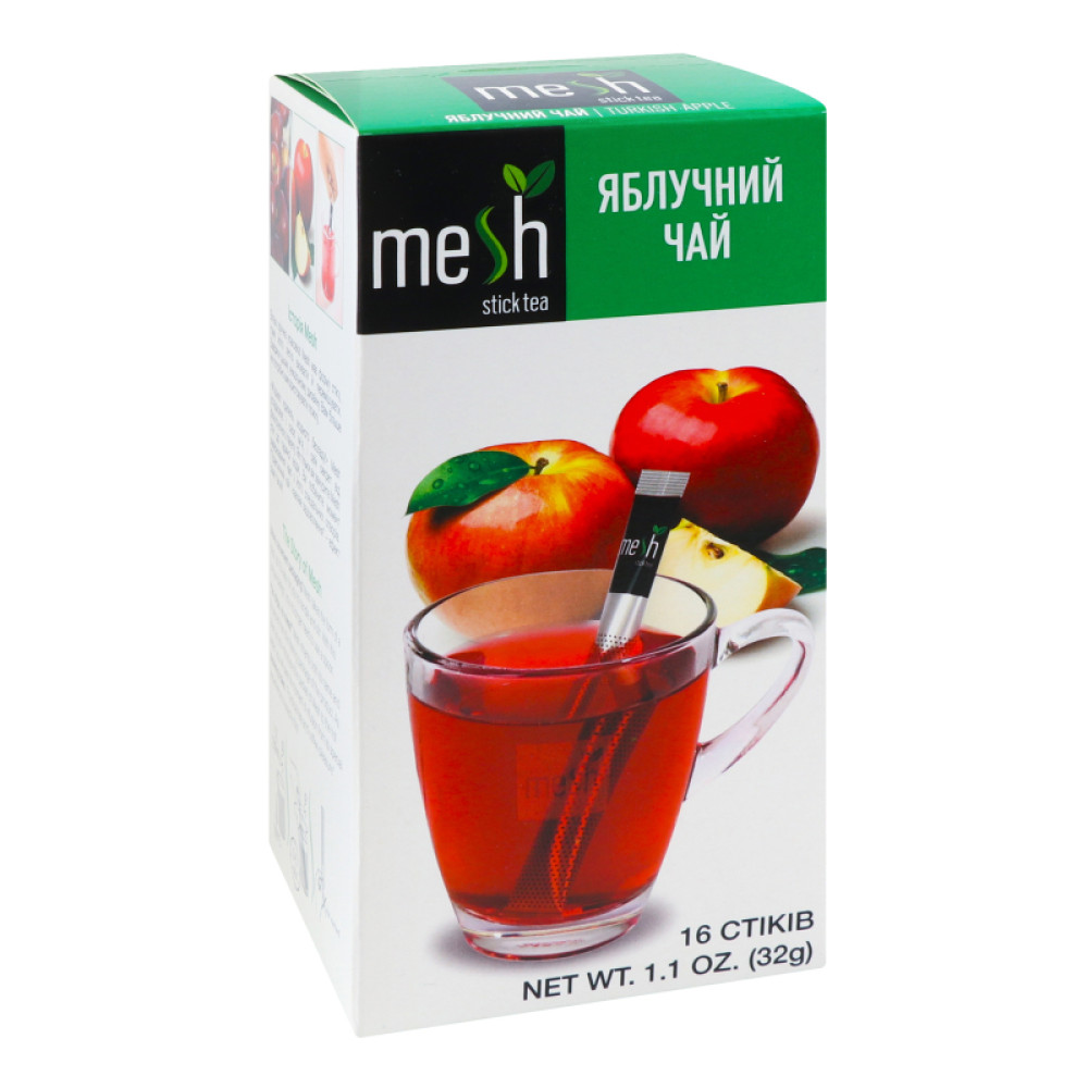 Чай Mesh Stick Яблоко в стиках 2 г 16 шт/уп (12 уп/ящ)