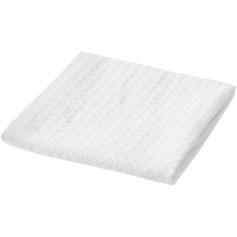 Полотенце вафельное из хлопка белое 45 см х 1 пог.м 145 г/м2 (метражом) (60 пог.м/рул)