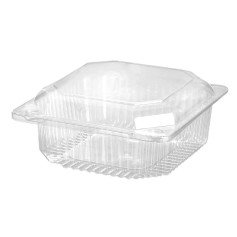 Контейнер пластиковый ПС-9 прозрачный с крышкой 750 мл 135х130х54 мм 500 шт/ящ