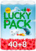 Туалетная бумага Ruta Lucky pack двухслойная белая 15,95 м 145 отрывов 1 рул (48 рул/уп)