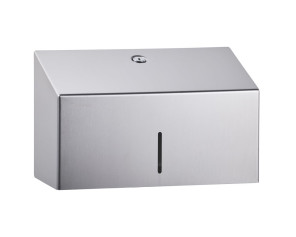 Диспенсер для листовых полотенец из нержавеющей стали Merida Stella Mini 25,5х15,5х12 см