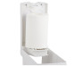 Диспенсер для рулонных полотенец пластиковый Merida Top Mini бело-синий 17х33х17,5 см
