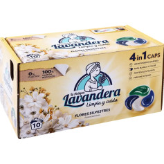 Капсулы для стирки Lavandera Flores Silvestres 4в1 220 г 10 шт/уп (8 уп/ящ)