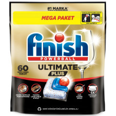 Капсулы для посудомоечных машин Finish Powerball Ultimate Plus All in 1 60 шт/уп (6 уп/ящ)