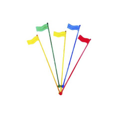Мешалка пластиковая Флаг ассорти 200 мм 100 шт/уп