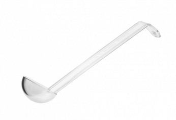 Половник из поликарбоната прозрачный 25 мл 27 см