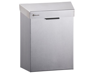 Корзина для мусора из нержавеющей стали Merida Stella с крышкой 4,5 л 225х270х105 мм