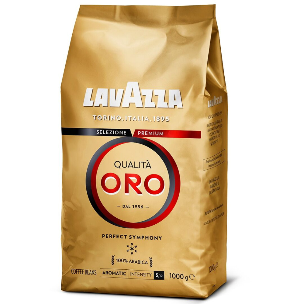 Кофе в зернах Lavazza Qualita Oro 1 кг (6 шт/ящ)