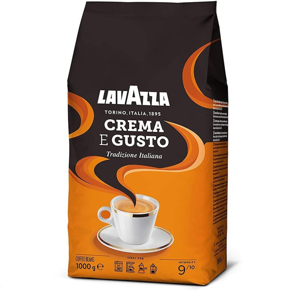 Кофе в зернах Lavazza Crema e Gusto Tradizione Italiana 1 кг (6 шт/ящ)