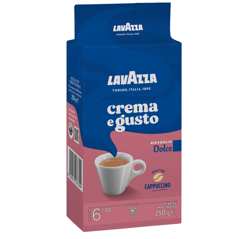 Кофе молотый Lavazza Crema e Gusto Dolce 250 г (20 шт/ящ)