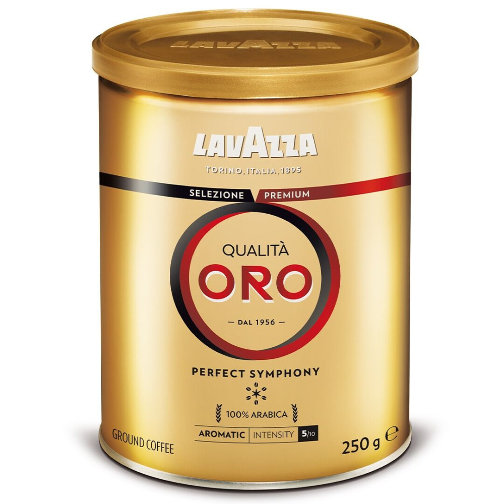 Кофе молотый Lavazza Qualita Oro ж/б 250 г (12 шт/ящ)