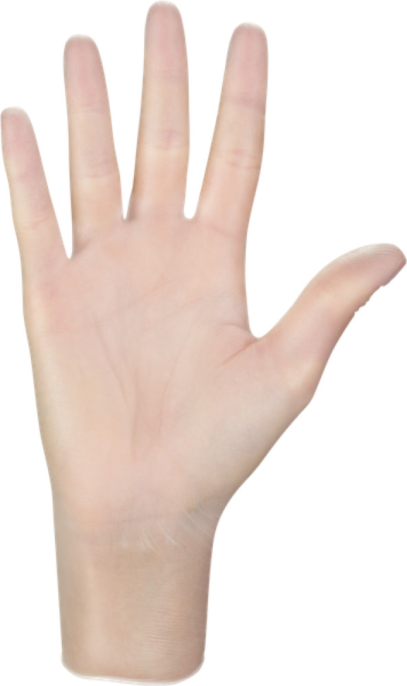 Перчатки виниловые неопудренные Hoffen S прозрачные 100 шт/уп (10 уп/ящ)