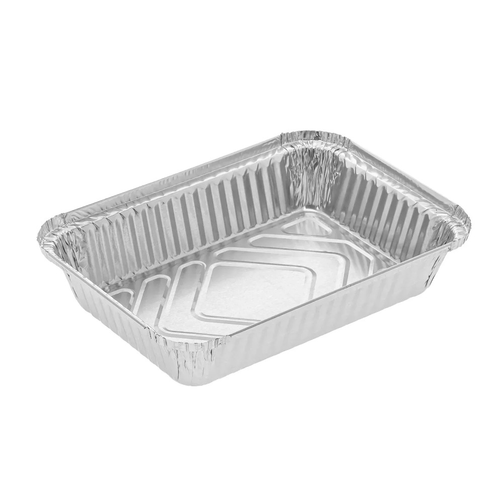 Контейнер из алюминиевой фольги прямоугольный SP64L 960 мл 218х153х41 мм 100 шт/уп (12 уп/ящ)