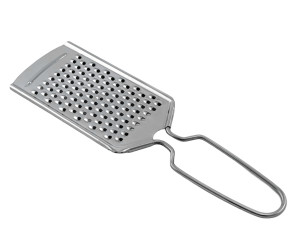 Терка плоская из нержавеющей стали 12х6 см