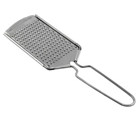 Терка плоская из нержавеющей стали 14х7 см